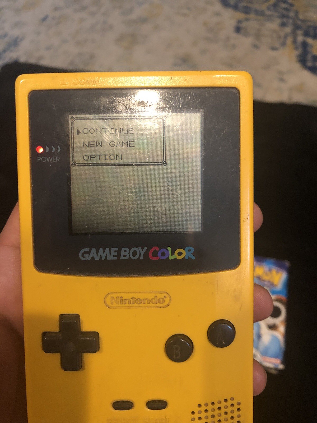 Pokémon Blue With Original Box & Gameboy Color(Yellow)