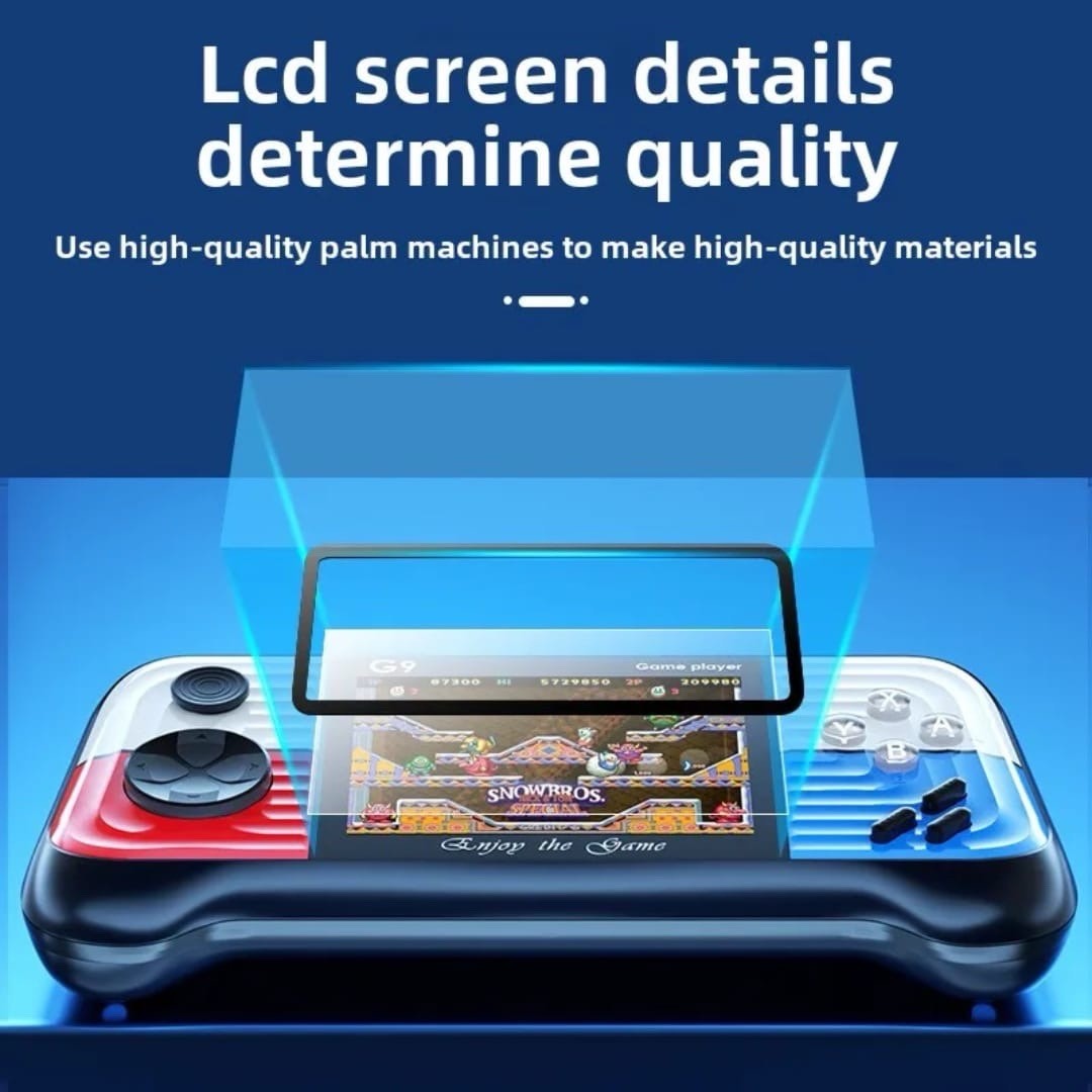 G9 Handheld Game Console 3.0” Screen Red Blue White Black USB-C AV 666 games