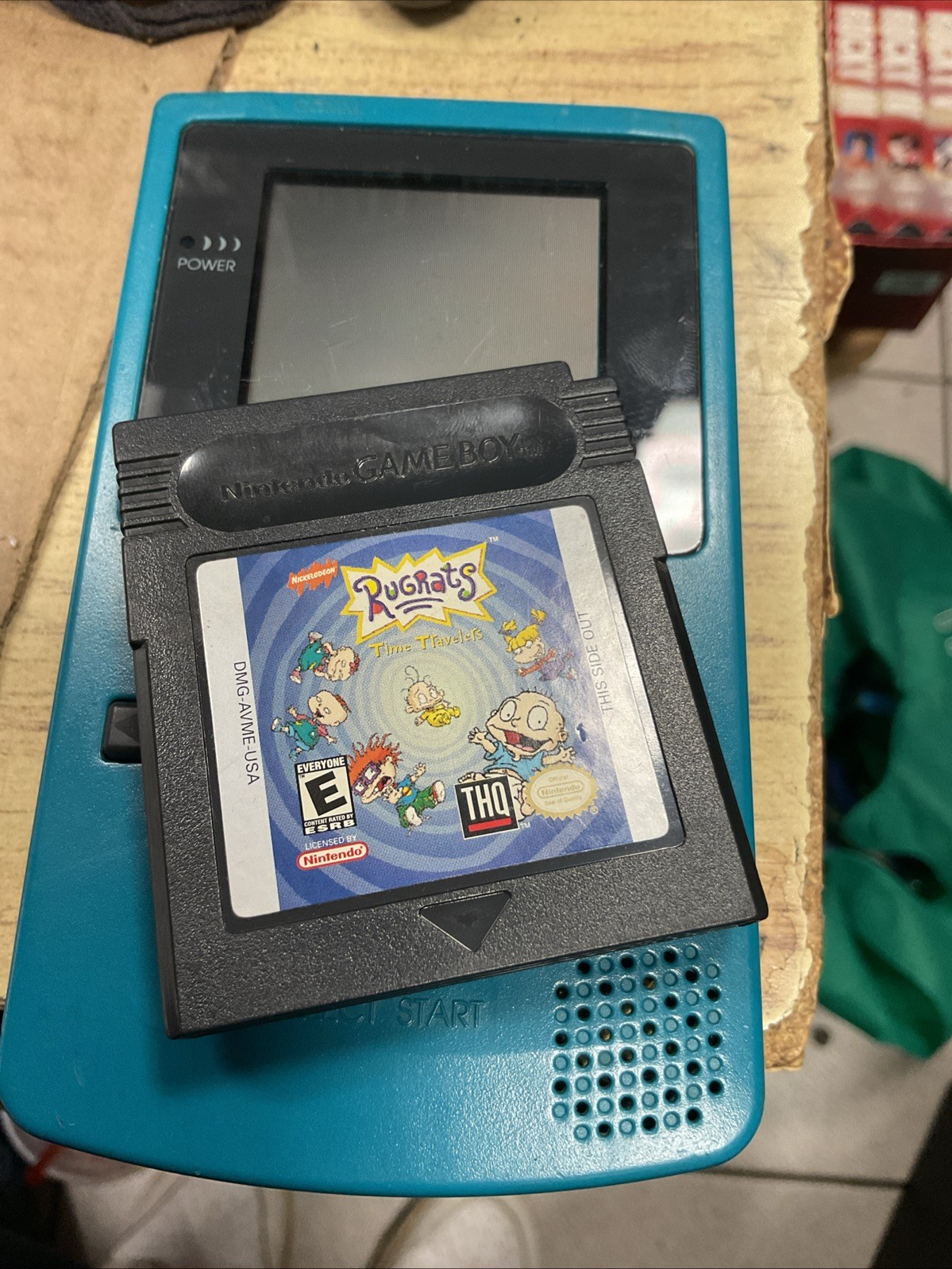 Nintendo Gameboy Boy Color Teal Green Console CGB-001 Tested & Working