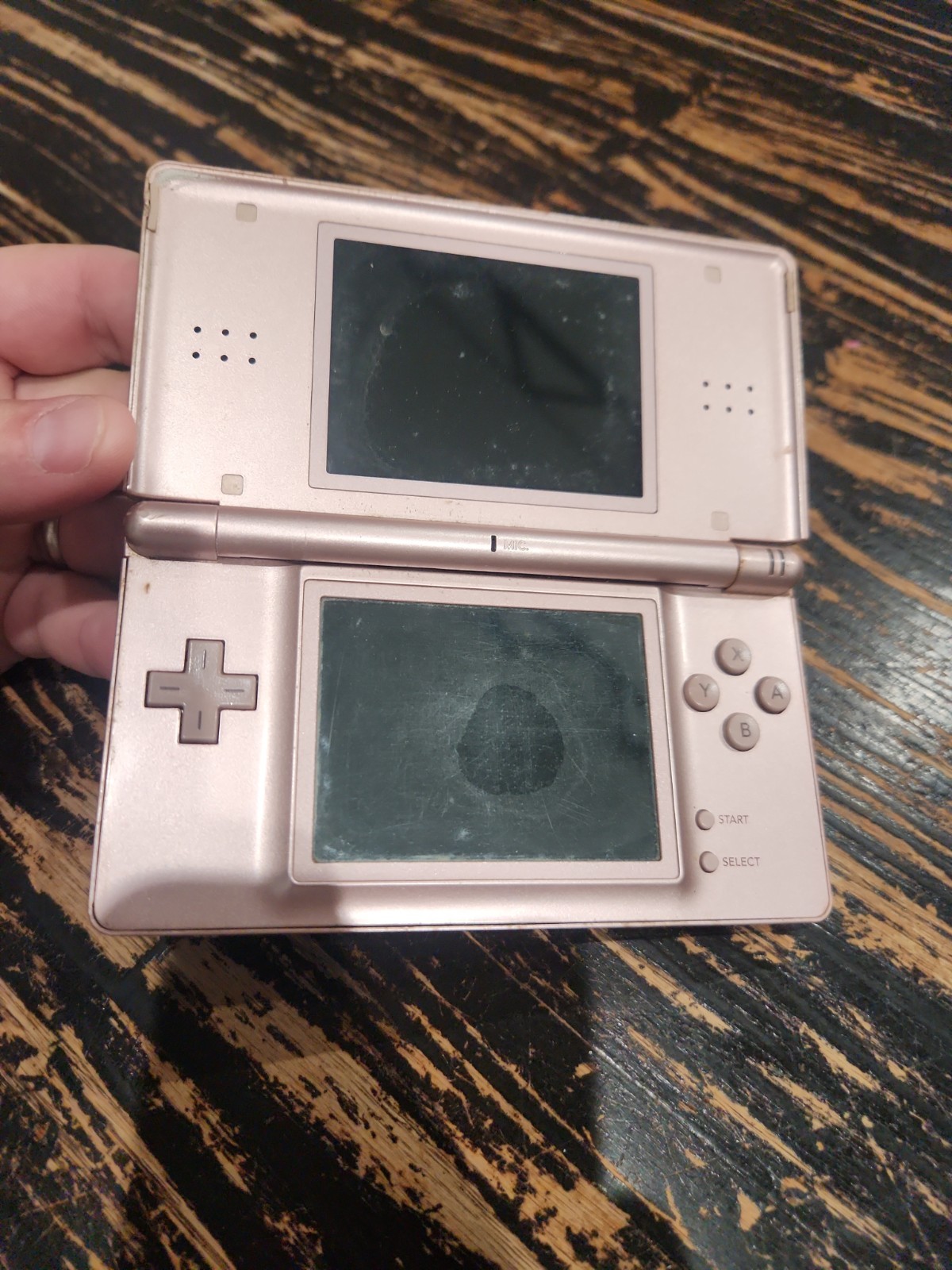 Nintendo DS Lite Pink Console AS IS FOR PARTS OR REPAIR ONLY WONT POWER ON
