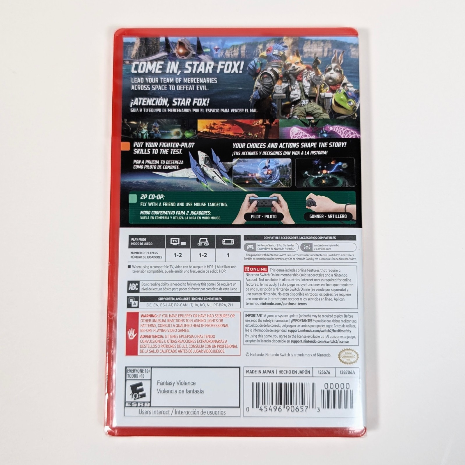 Star Fox ( Nintendo Switch 2 system ) OFFICIAL USA GAME – BRAND NEW SEALED
