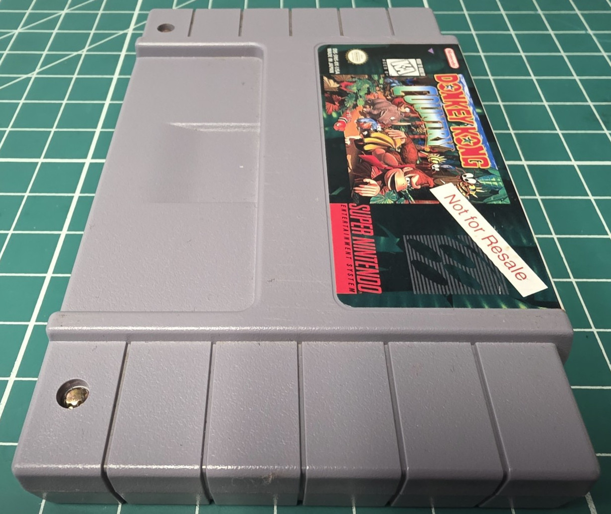 Donkey Kong Country NOT FOR RESALE Demo Only (Nintendo SNES, 1994) Tested/Works!