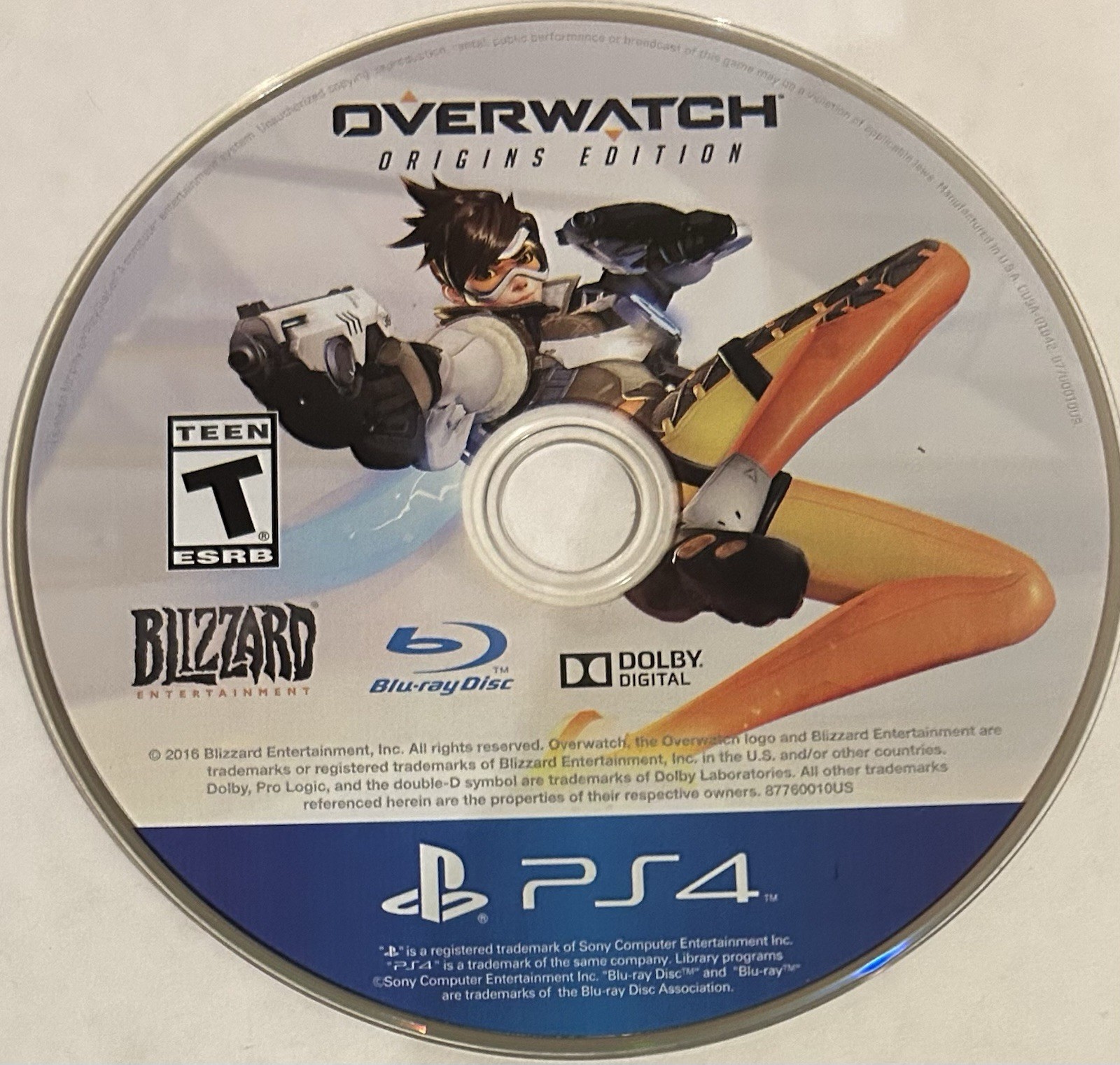 Overwatch (Sony PlayStation 4, PS4) DISC ONLY | NO TRACKING | M2367