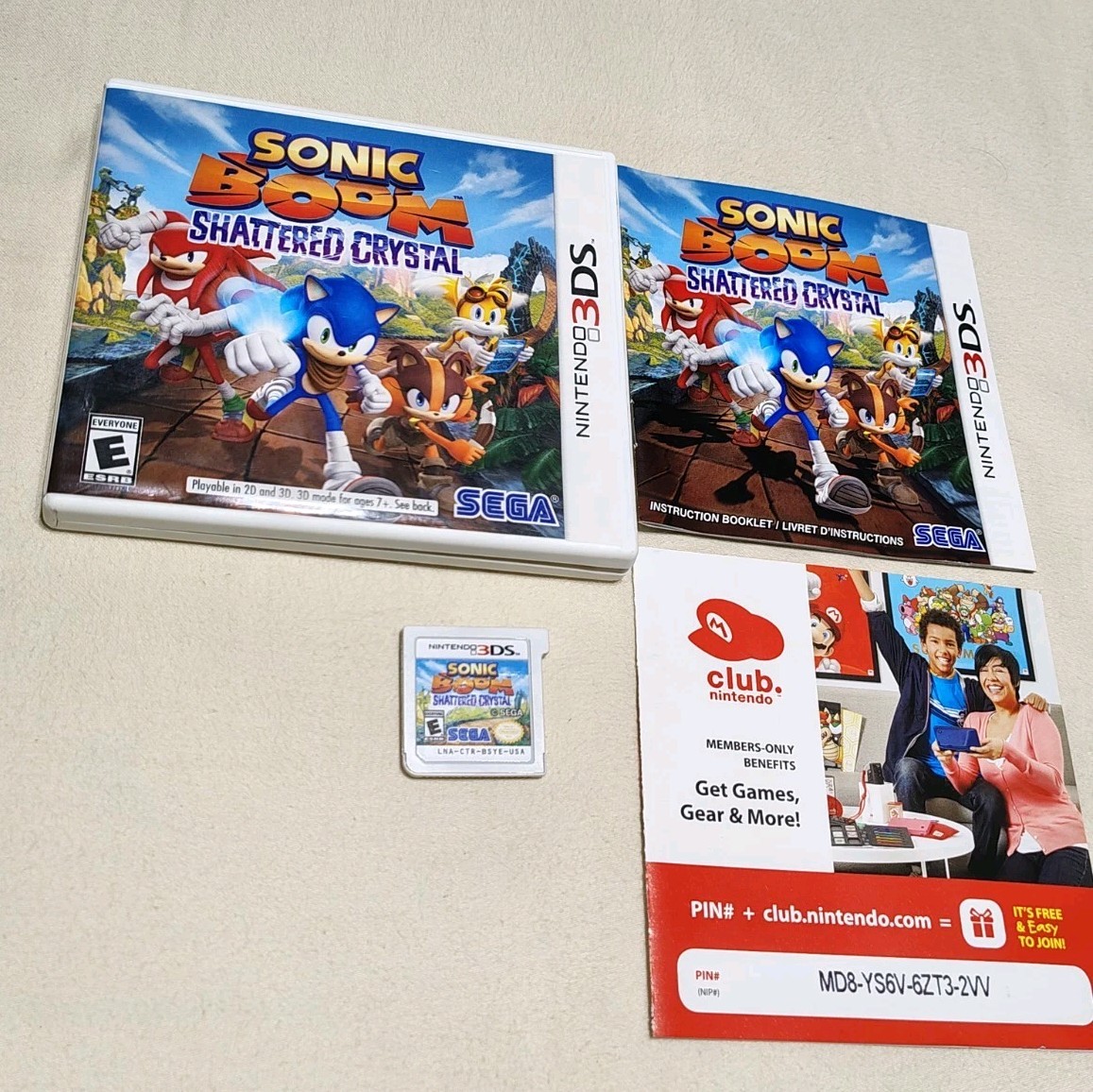 3DS Sonic Boom: Shattered Crystal – Complete Clean Authentic Tested 🔥🎮😎