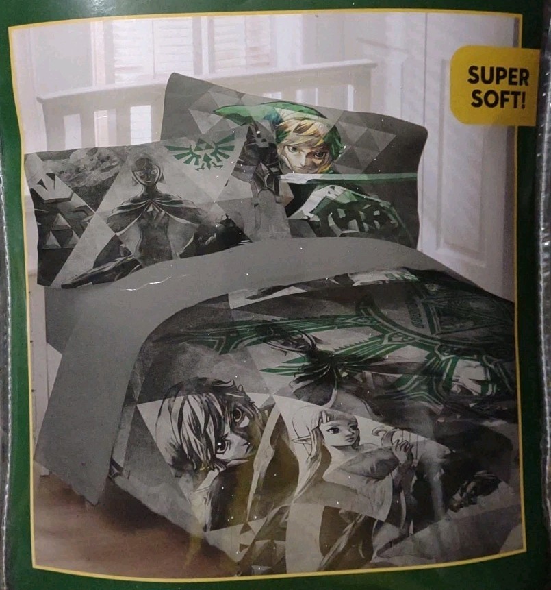 The Legend Of Zelda Skyward Sword Comforter Nintendo Collectable Gaming Item New