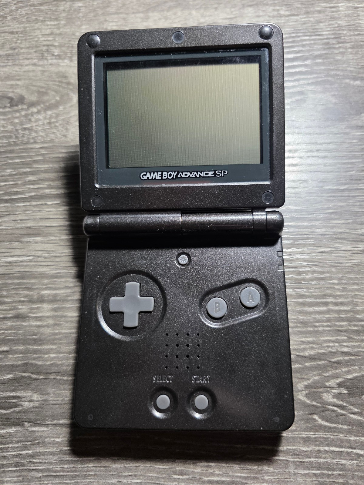 Nintendo Gameboy Advance GBA SP System Console Onyx Black AGS-001 W/ Charger