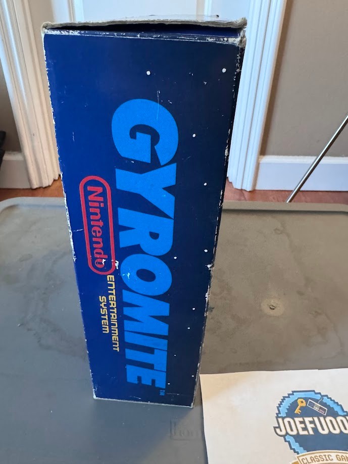 LOT: Rob the Robot in box, Gyromite in box, Stack Up game plus extra ROB