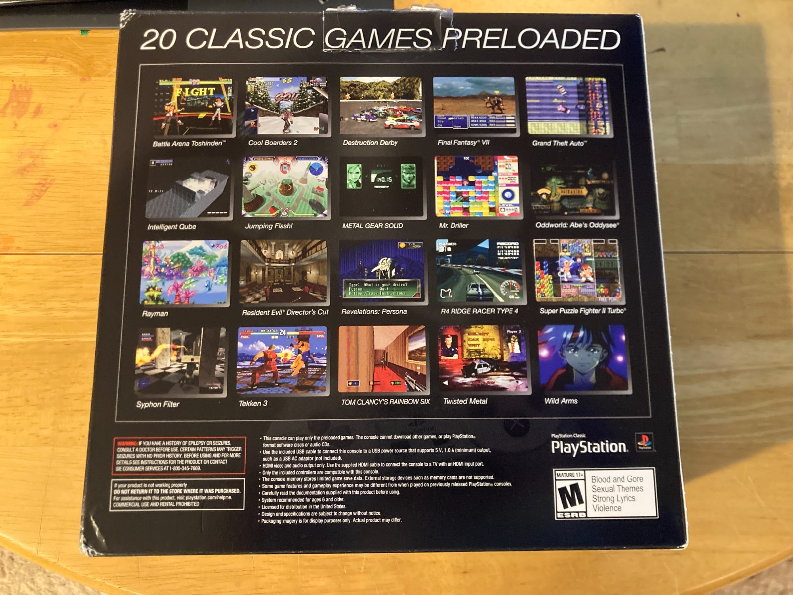 Sony PlayStation Classic 2018 Complete in box – Never used
