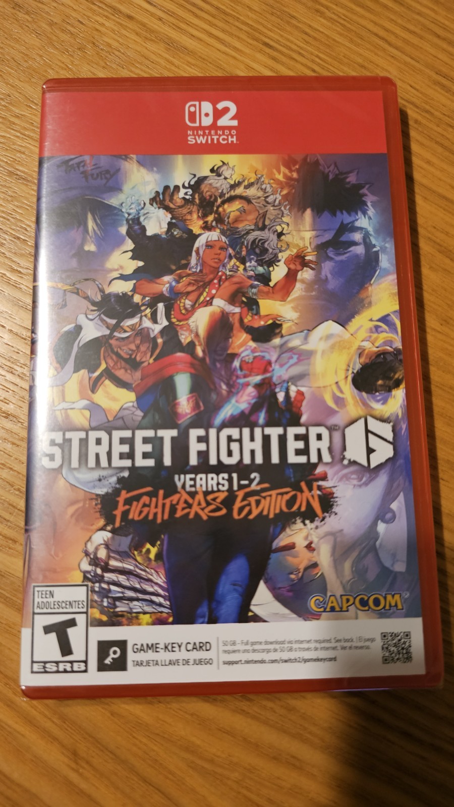 Street Fighter 6 Year 1-2 Fighters Edition for Nintendo Switch 2 (Game-Key Card)