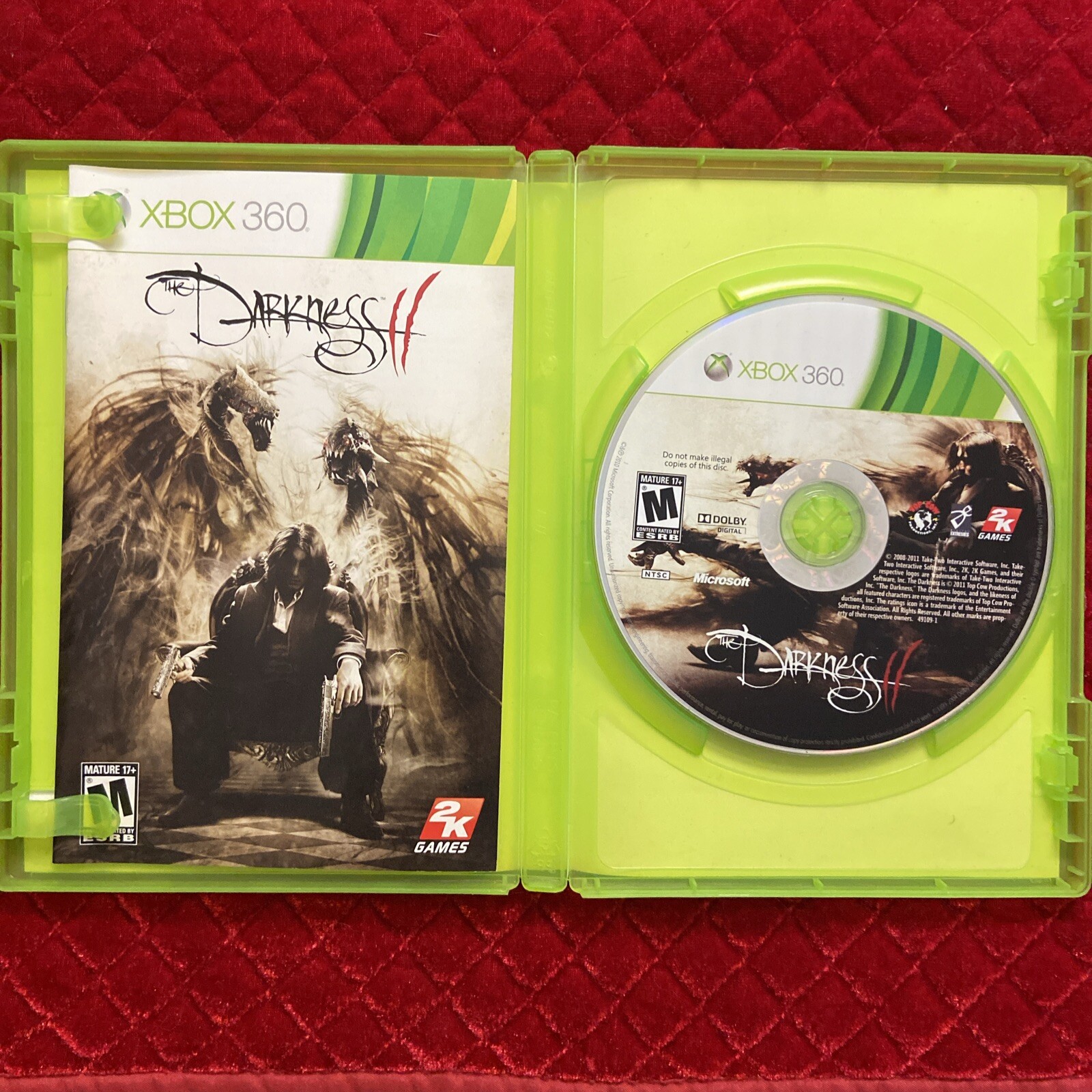 The Darkness II — Limited Edition (Microsoft Xbox 360, 2012)