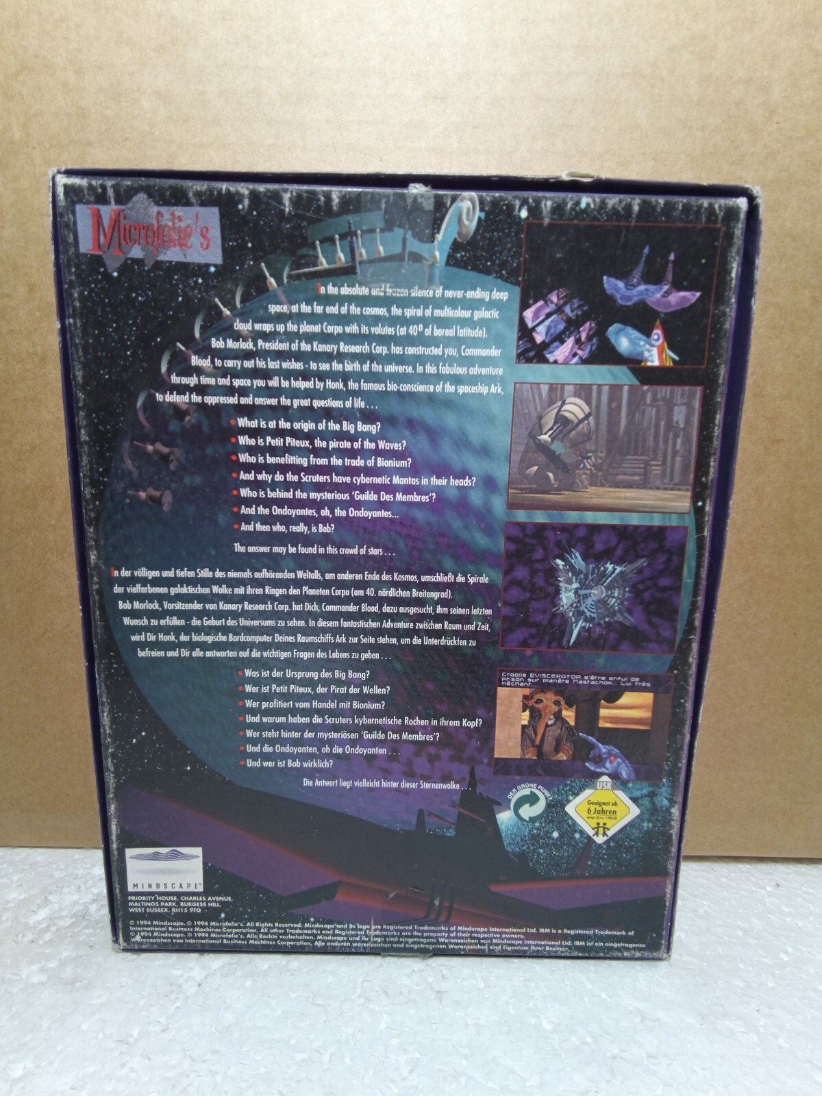 Commander Blood PC Big Box, NEW! CIB, RARE – Vintage – RETRO!