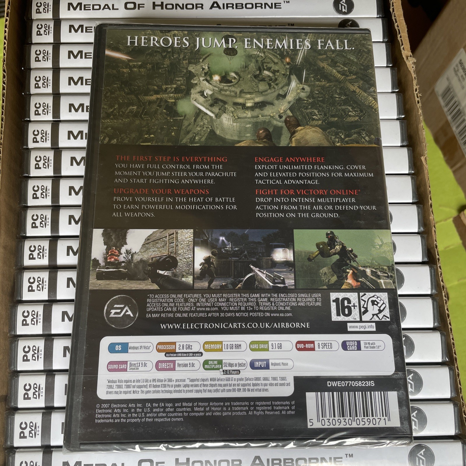 Medal of Honor: Airborne (PC, 2007) DVD SEALED Region Free FREE SHIPPING