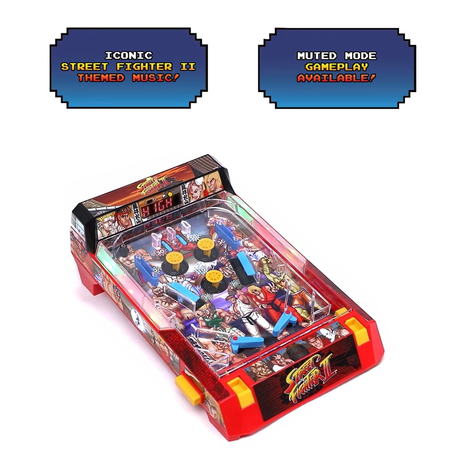Street Fighter II: Arcade Pinball – Premium Series, Lights & Sounds Iconic Ta…