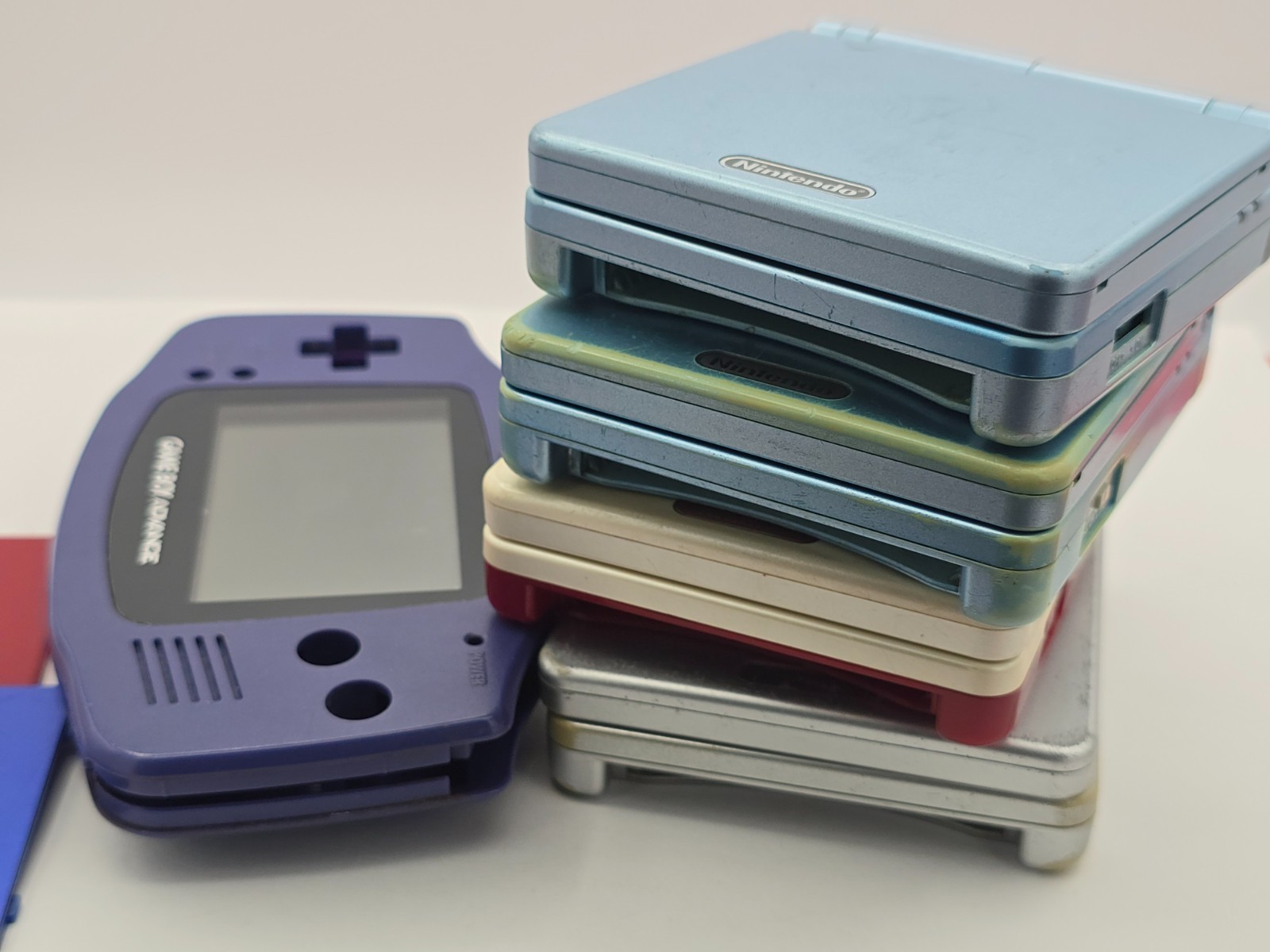 Gameboy Advance SP Replacement shells bulk lot of 4 – Read Description