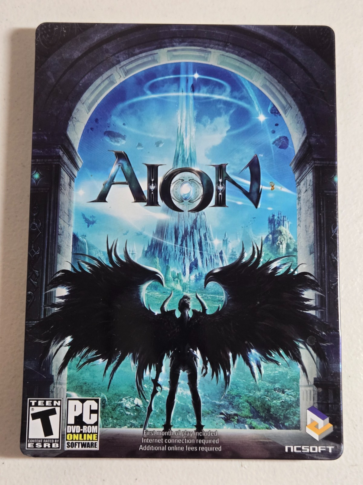 AION – PC 2009 DVD-ROM 2-Disc STEELBOOK Complete MMORPG Strategy Adventure Game