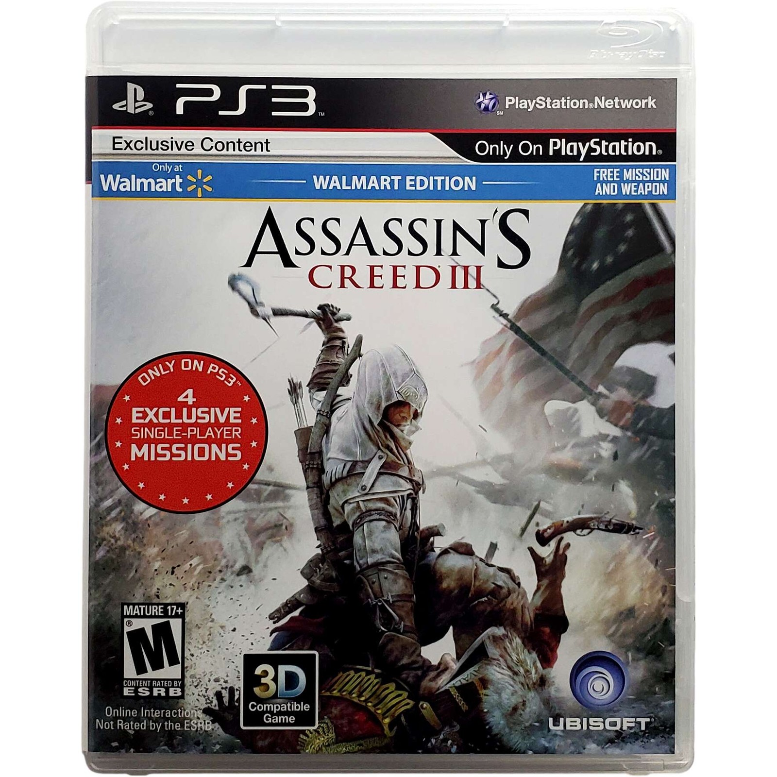 Assassin’s Creed III Walmart Edition – Sony Playstation 3 PS3 Tested
