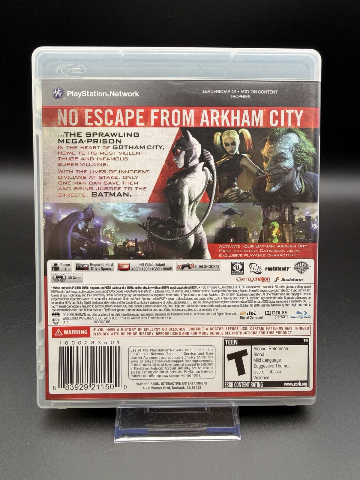Batman Arkham City PS3 Sony PlayStation 3 Video Game CIB TESTED