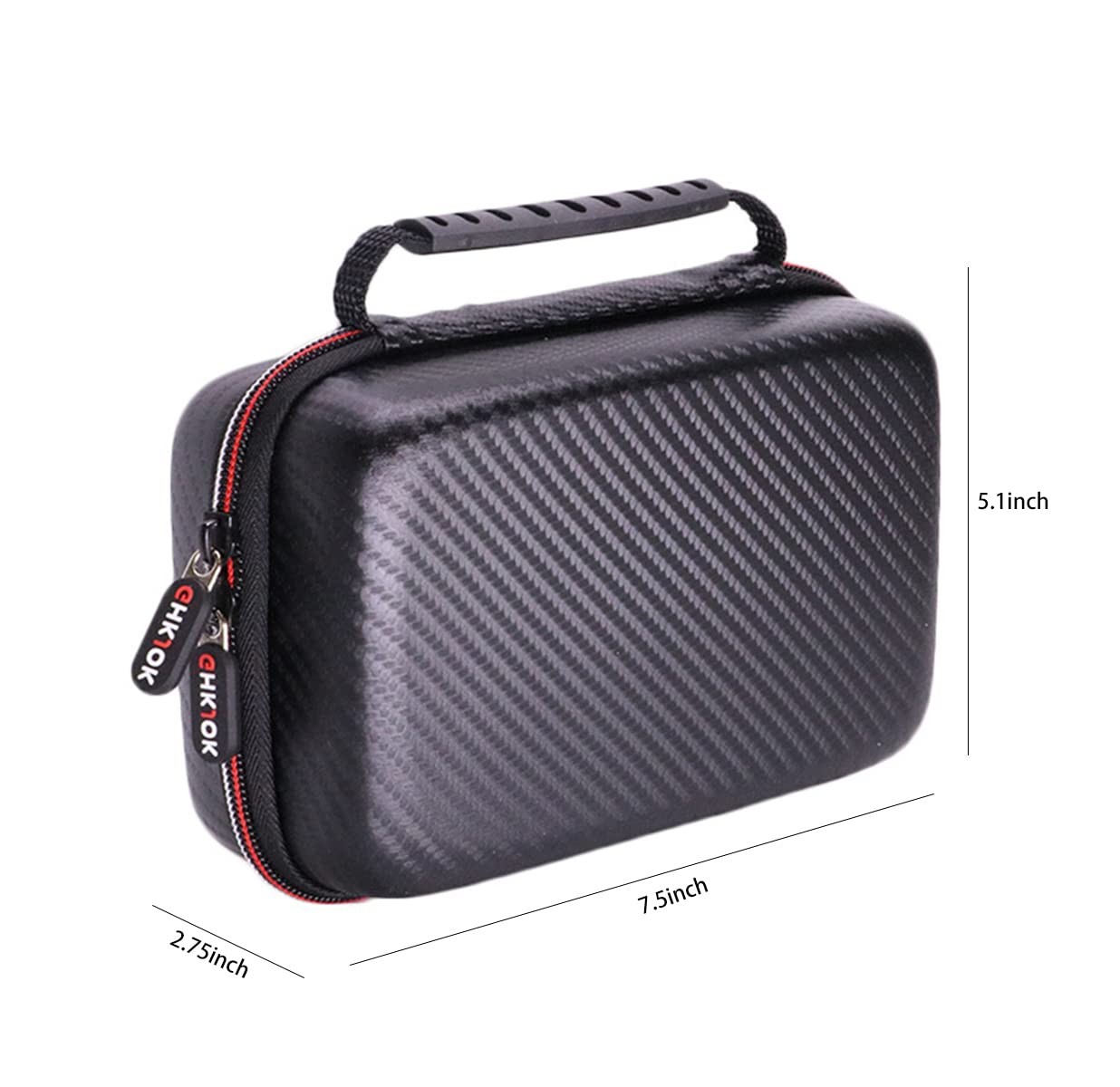 Carrying Case for New 3DS XL New 2DS XL Nintendo 3DS 3DS XL New 3DS Black/Red