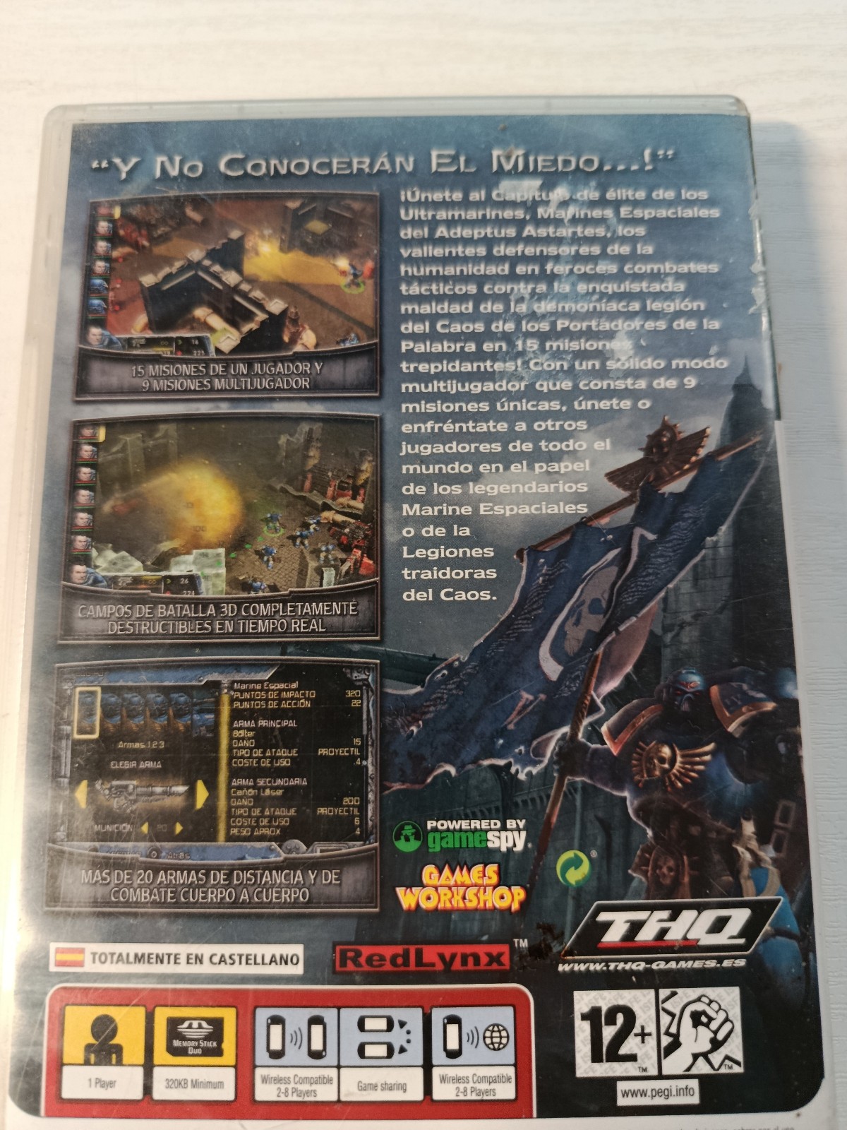 Warhammer 40.000 Squad Command THQ – Juego PSP PlayStation Edition Española Am