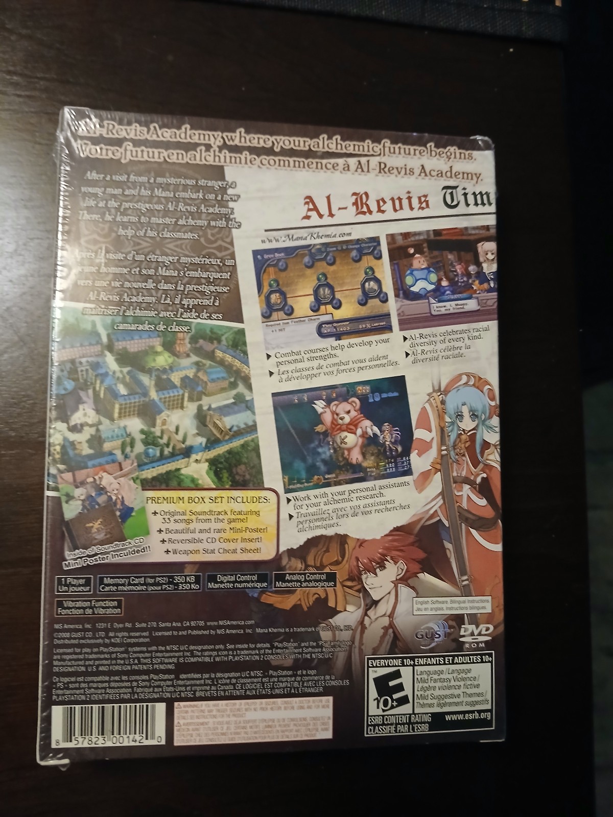 Mana Khemia: Alchemists of Al-Revis (Sony PlayStation 2, 2008), New, Sealed