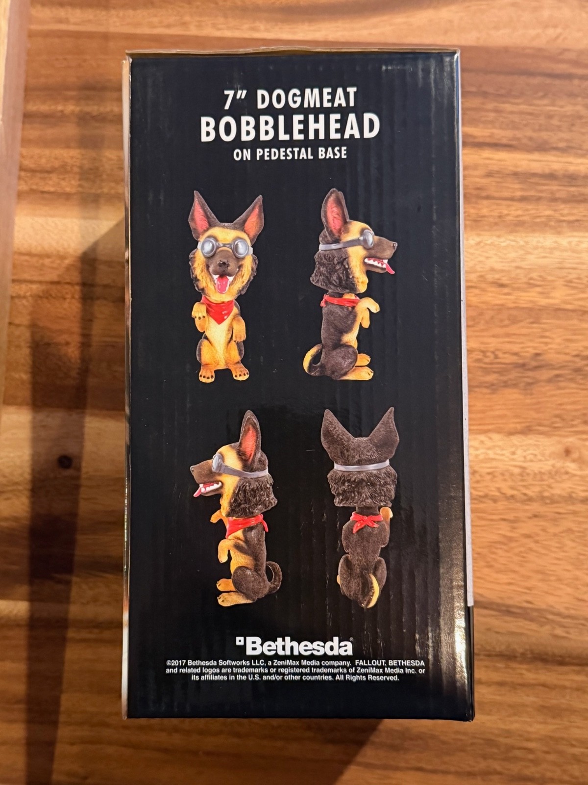 Bethesda Fallout 4 Dogmeat Shepherd 7″ Resin Bobblehead by Thinkgeek