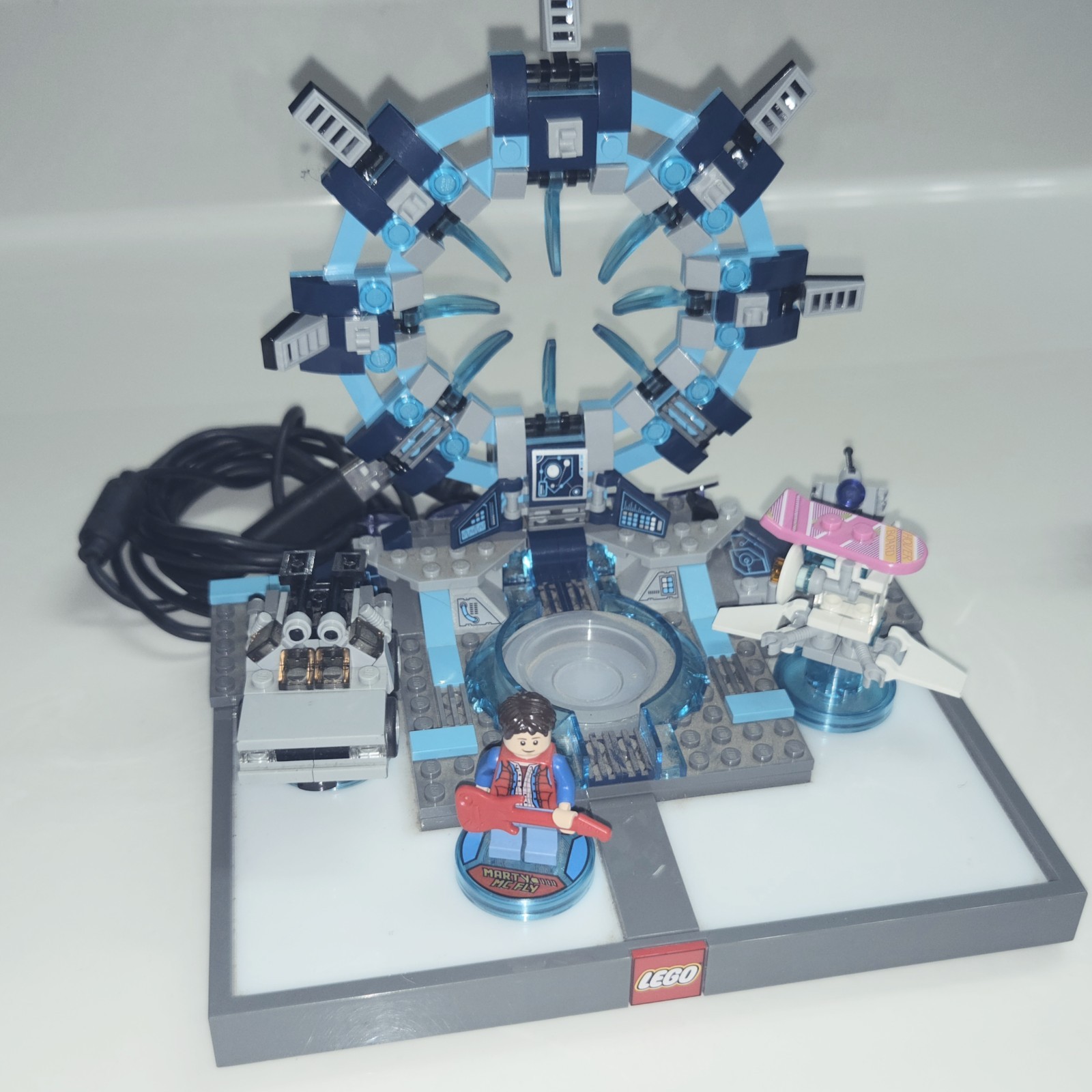 LEGO Dimensions Huge Lot Sonic Joker Harley BTTF Portal 9 Figures 11 Vehicle PS4