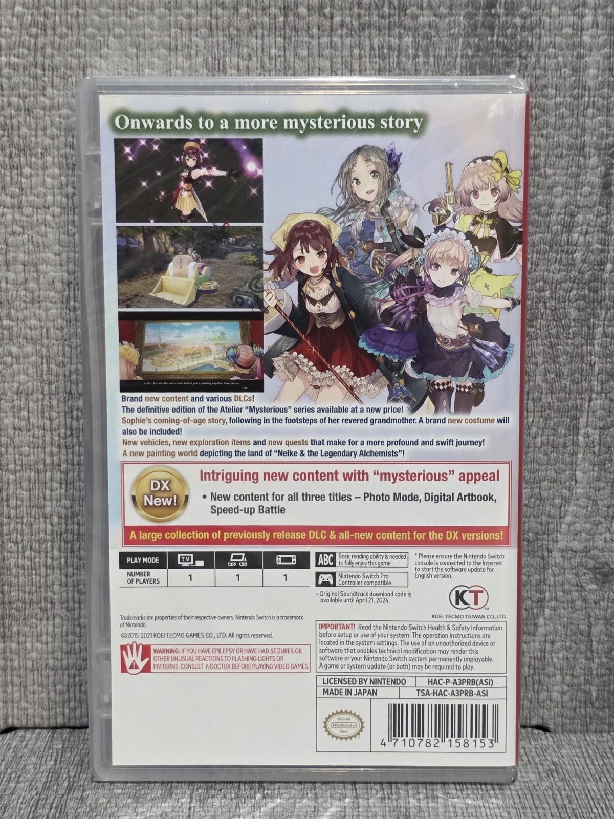 Atelier Mysterious Trilogy Deluxe Pack – Nintendo Switch – Brand New Sealed