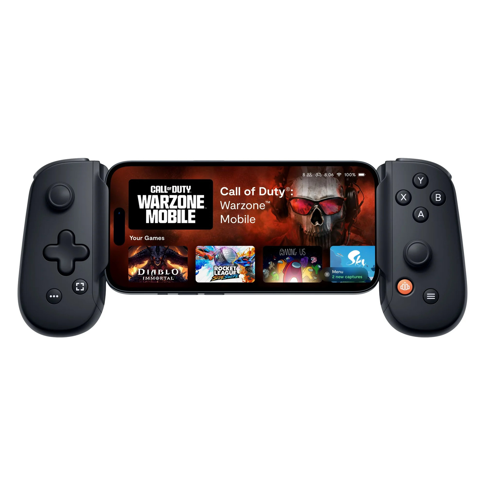 Backbone BB-51-P-BRW One (USB-C) – Mobile Gaming Controller, Black