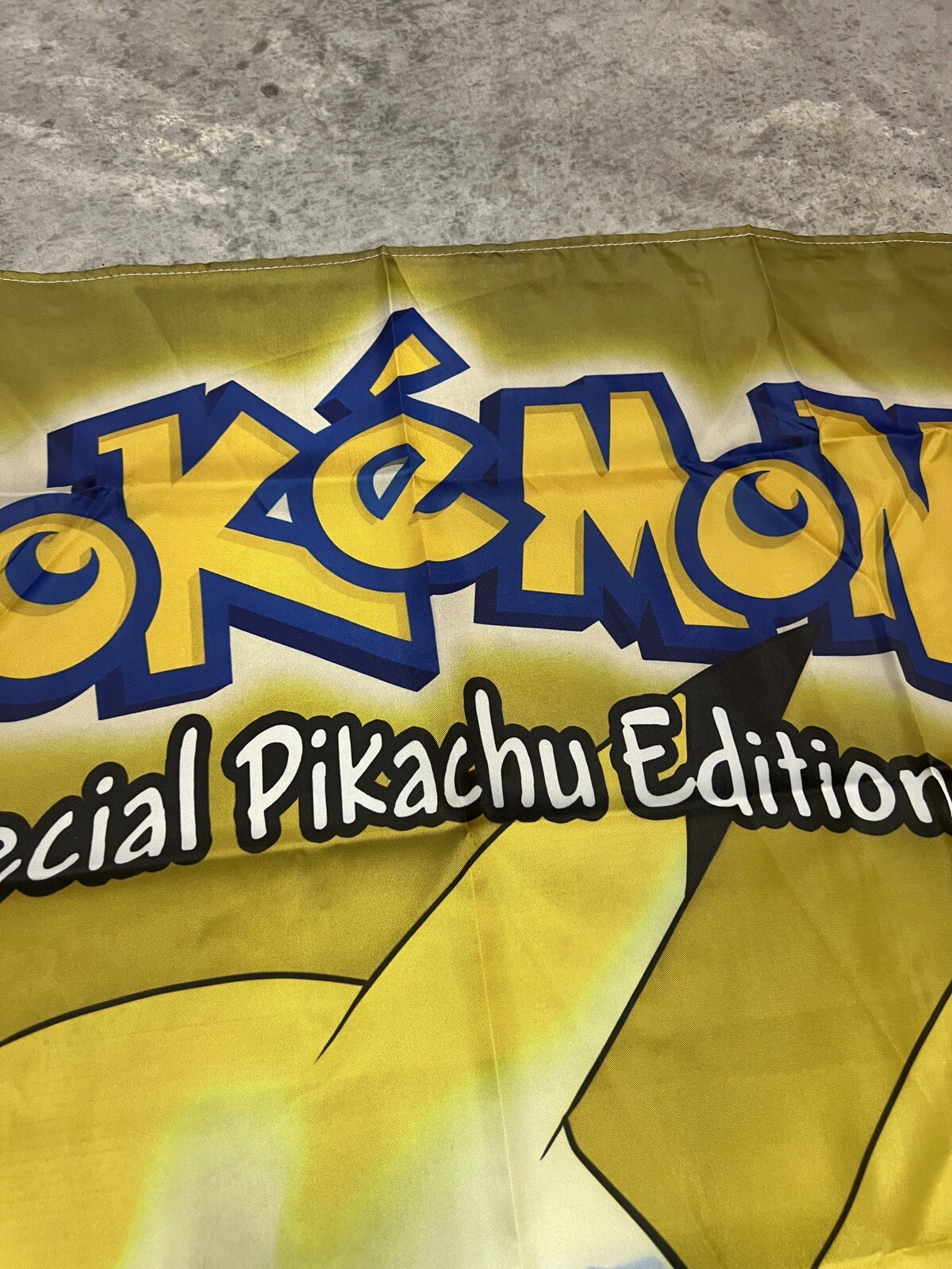 Pokemon Yellow Version Gameboy Wall Flag Banner Tapestry 3 x 3 Ft