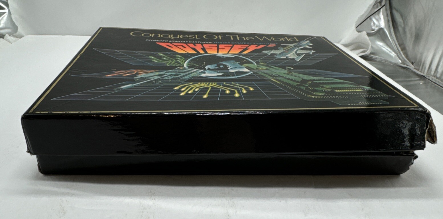 Magnavox Odyssey 2 Conquest Of The World Box Board Game MISSING PWR BASE UNITS