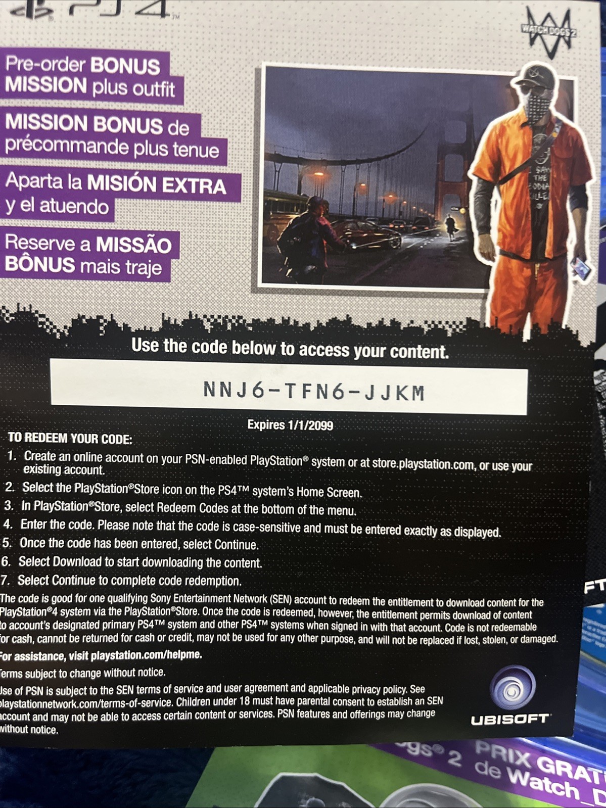 Watch Dogs 2 (PlayStation 4, 2016)