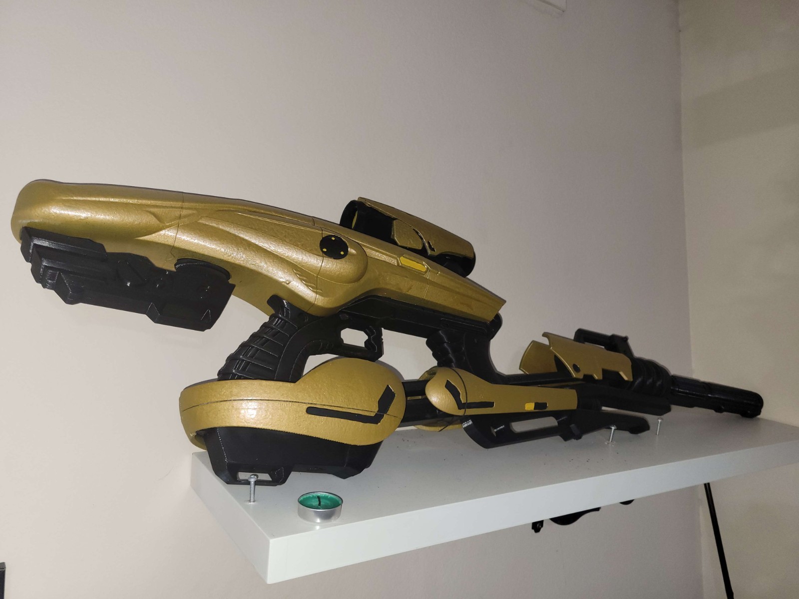 Destiny Vex Mythoclast 3D Printed Gold/Black/Yellow