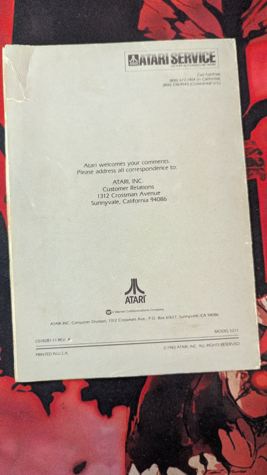 Dig Dug (Atari 5200, 1983) Game Cartridge with Manual – Tested and working