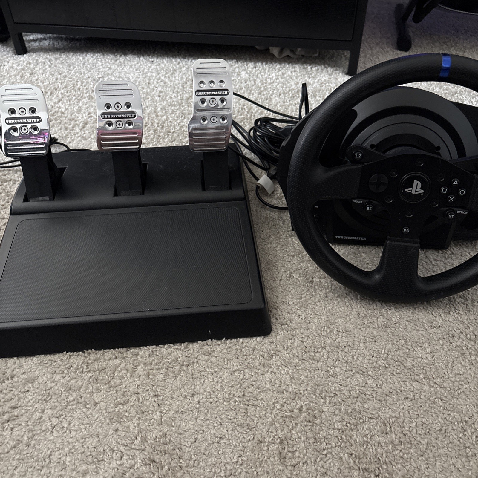THRUSTMASTER T300 RS GT Edition Racing Wheel & 3-Pedal Set PS5 PS4 PS3 PC