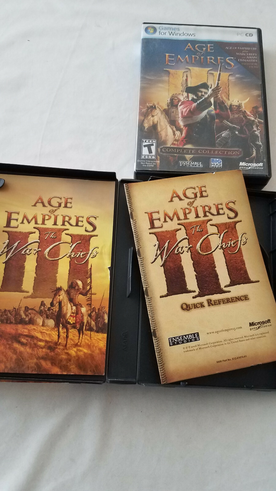 Age of Empires III – Complete Collection, The War Chiefs, etc PC CD product keys