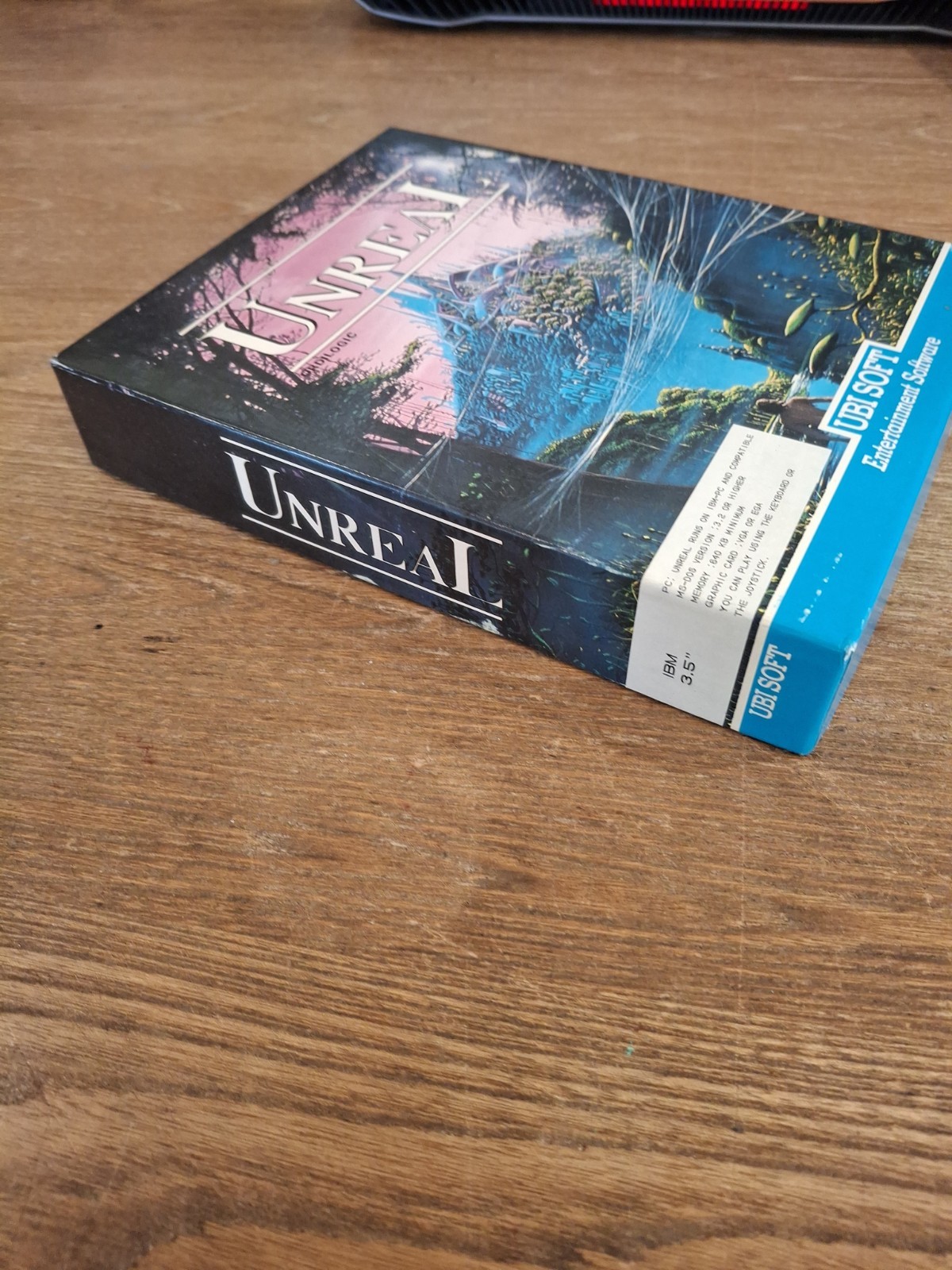 Unreal Big Box PC Game – Ubi Soft MS-DOS, IBM 3.5″ Floppy Disk – Complete – RARE
