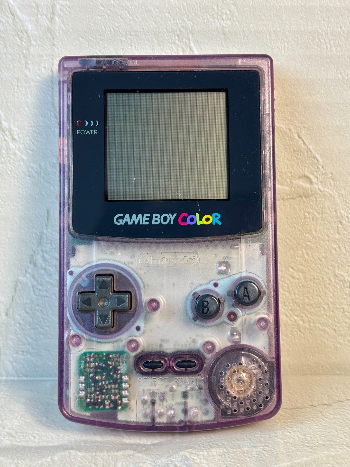 Nintendo Game Boy Color Atomic Purple CGB-001 Console Cleaned Tested Working OEM