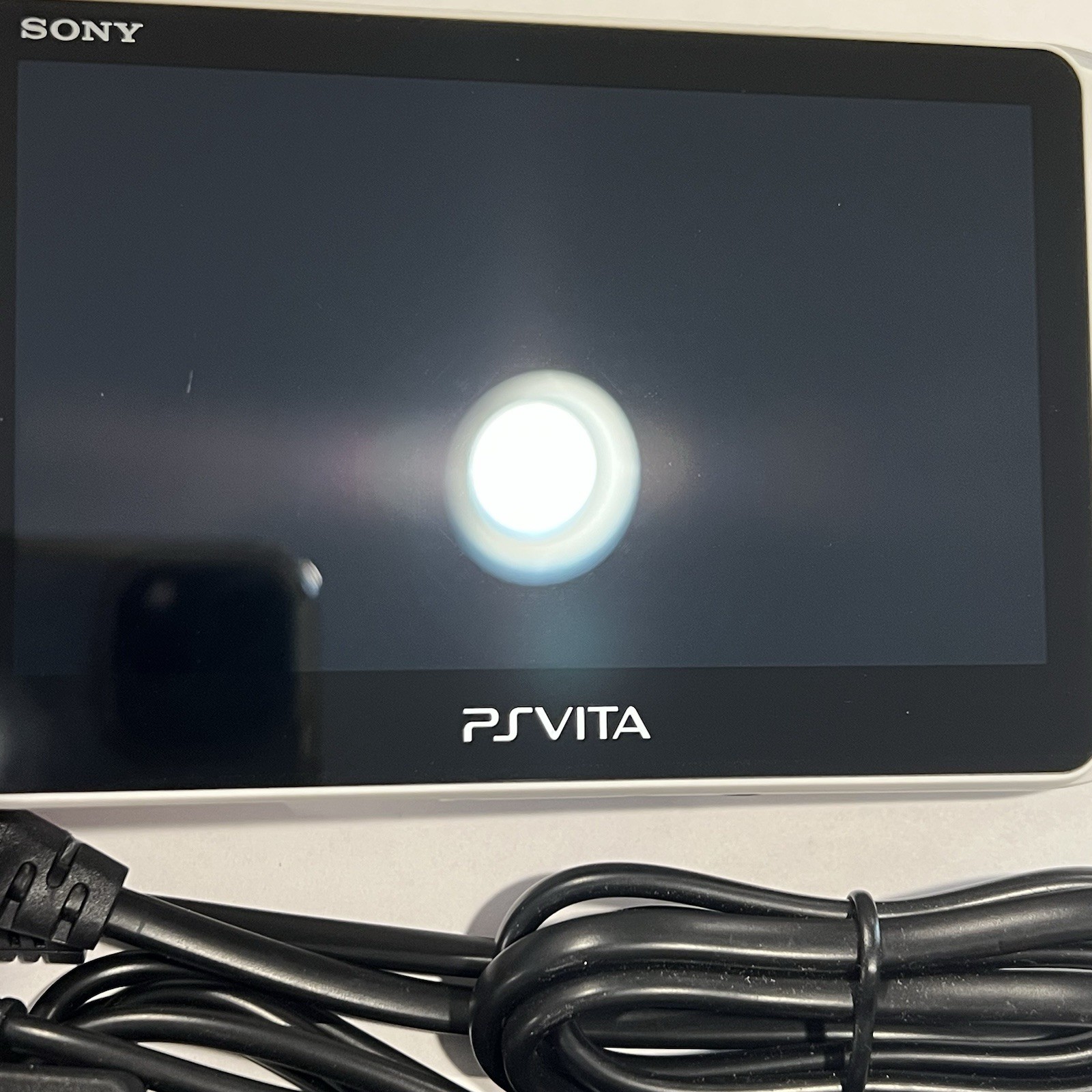 Glacier White Sony PS Vita 2000 System w/ Charger – Tested Works – Region Free