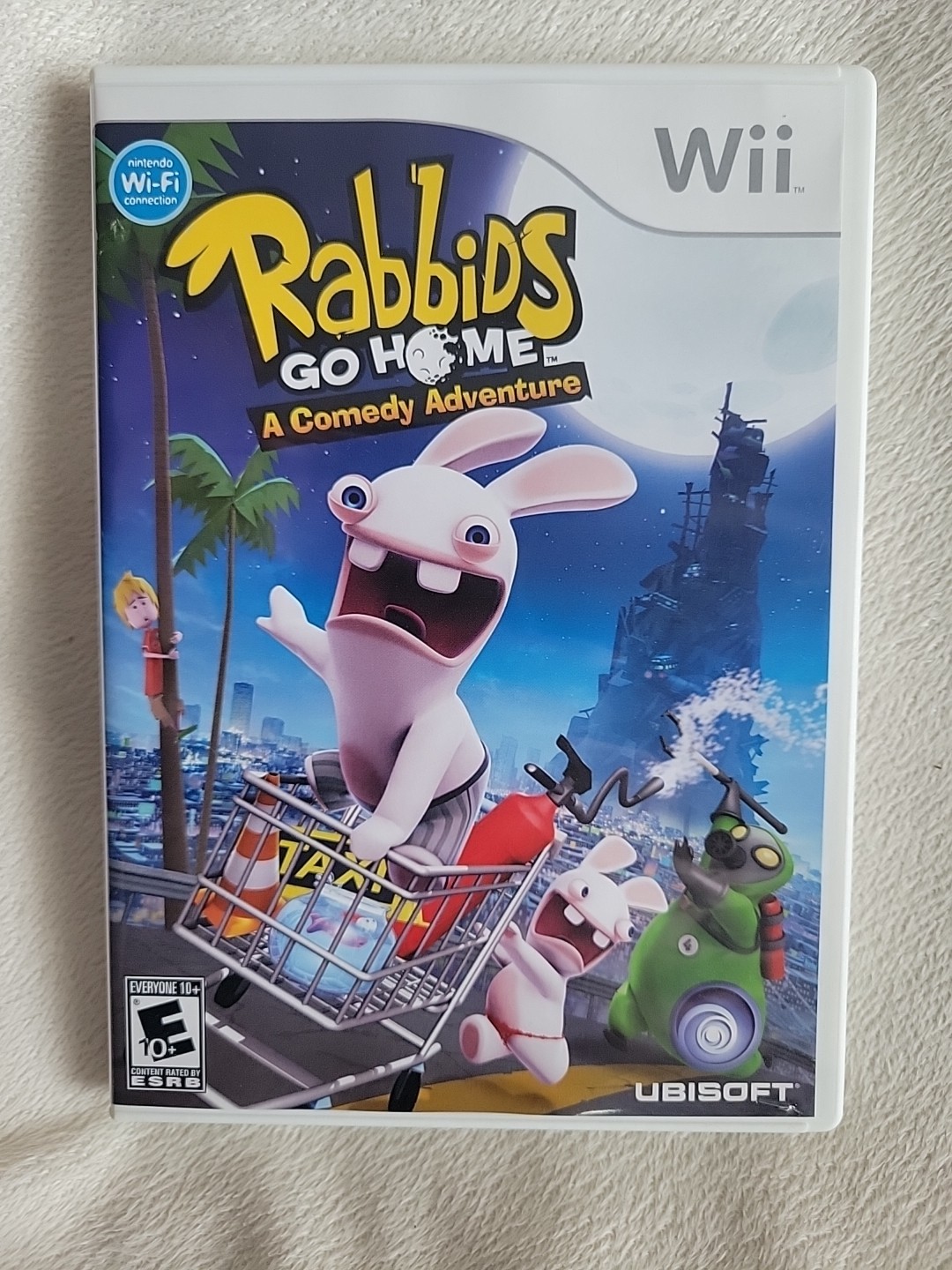 Rayman Raving Rabbids 2 & Rabbids Go Home – Lot Of 2 Nintendo Wii Games