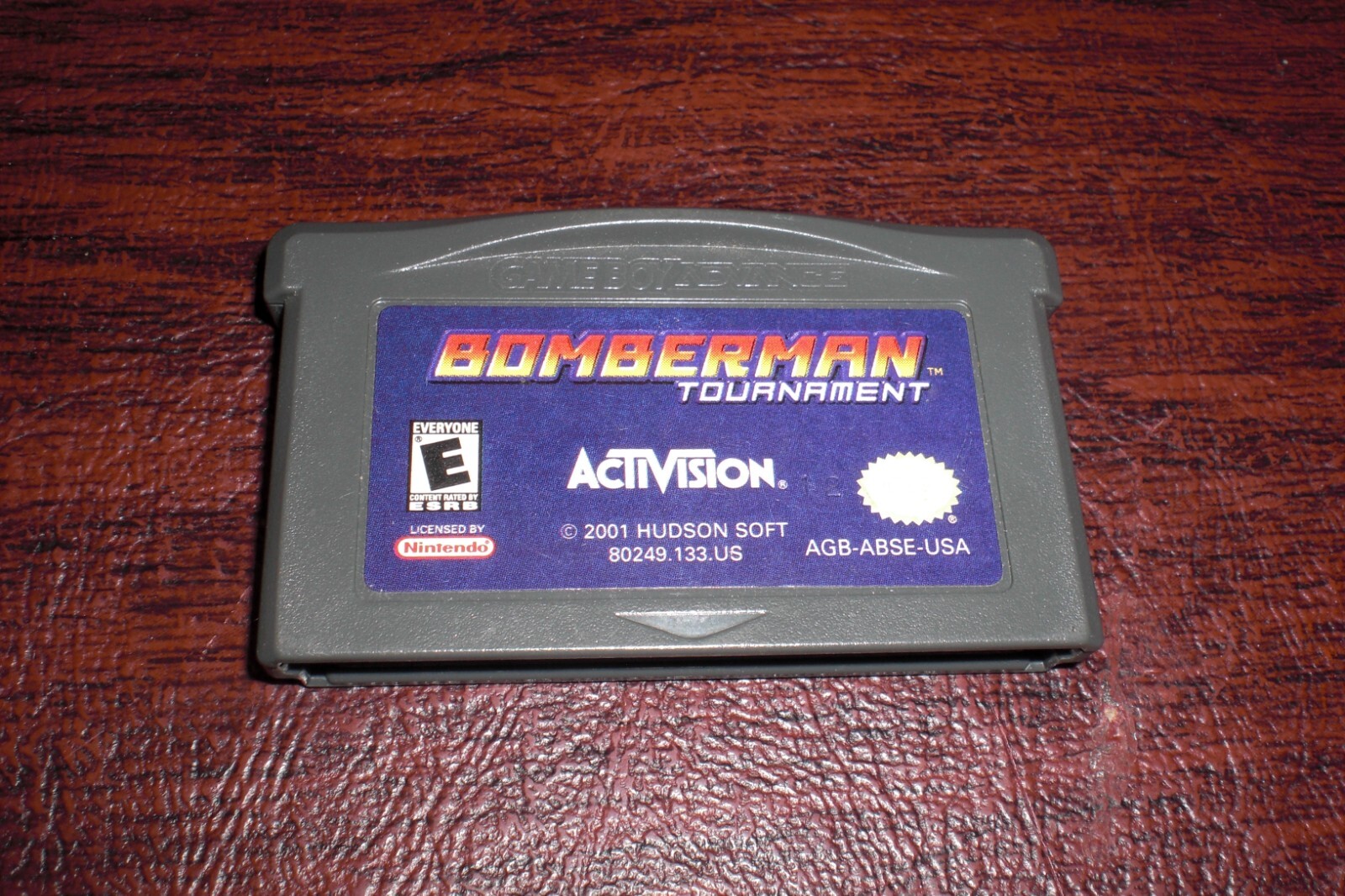 Tetris 1 + Bomberman Tournament 4 Original Game Boy Color Advance Console GBA