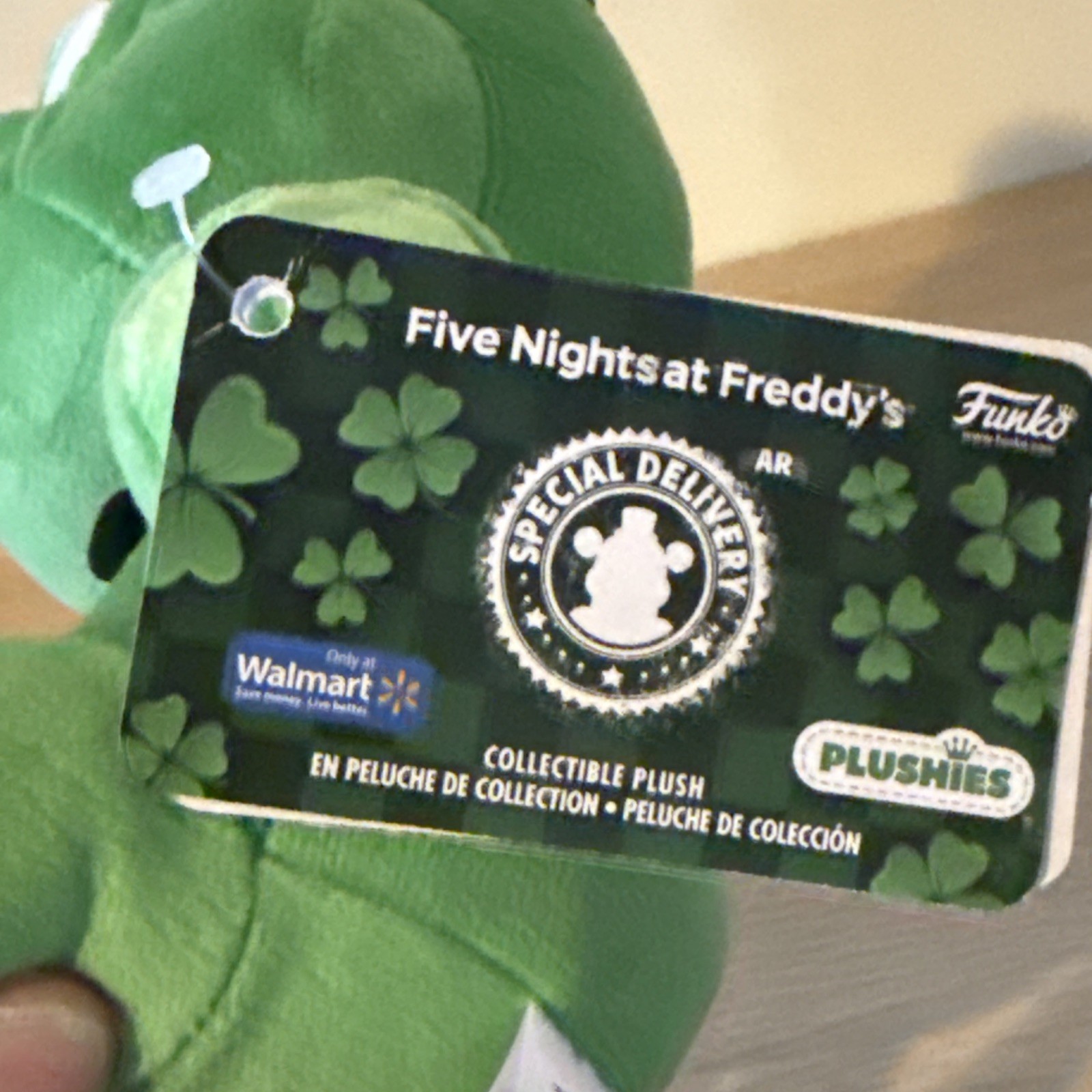 Five Nights At Freddy’s Green Shamrock Freddy Bear Plush Spring FNAF Funko 2022