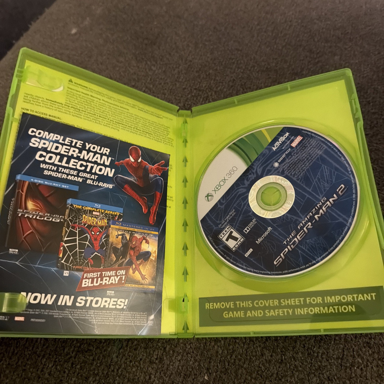 The Amazing Spider-Man 2 (Xbox 360) CIB COMPLETE