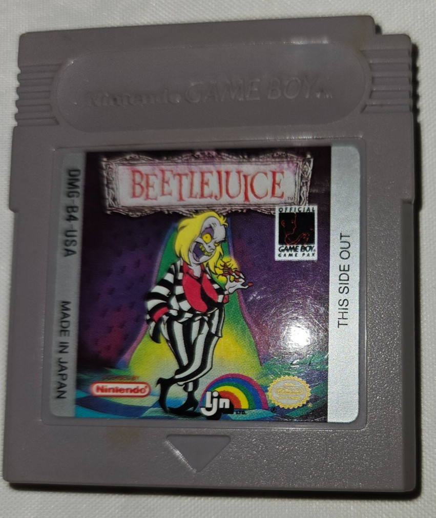 Beetlejuice Cartridge Only Authentic Nintendo Game Boy Original DMG-B4-USA 1992