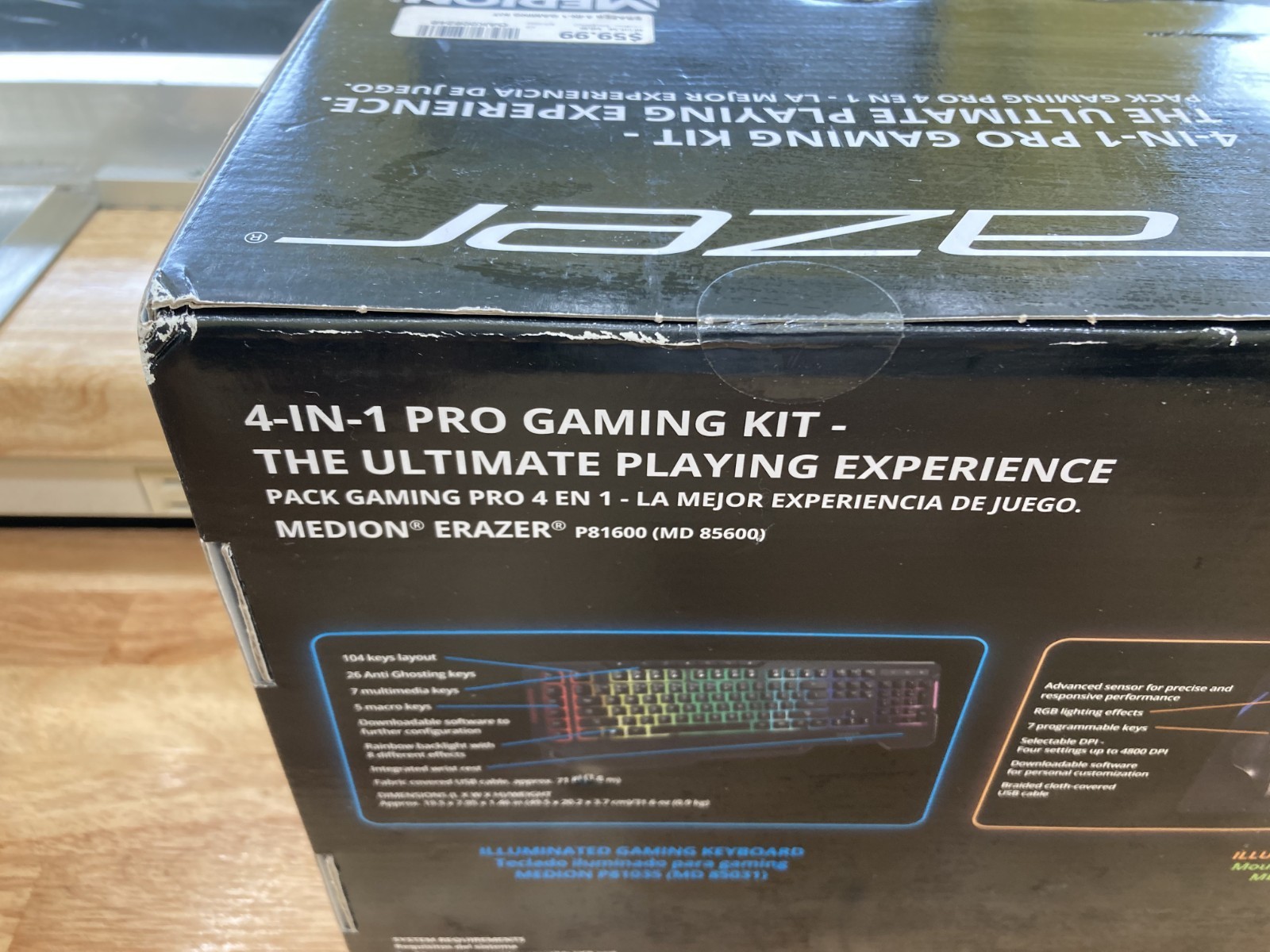 Medion Erazer 4 in 1 Pro Gaming Kit New in Sealed Box- brand new!!!