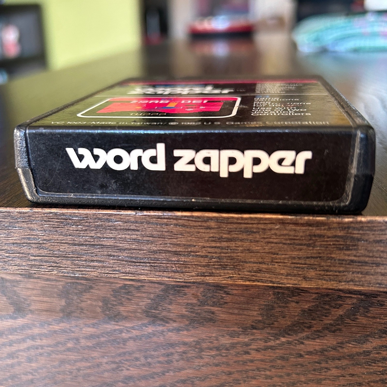 1982 Word Zapper Atari 2600 Video Game Cartridge by Vidtec + U.S. Games TESTED