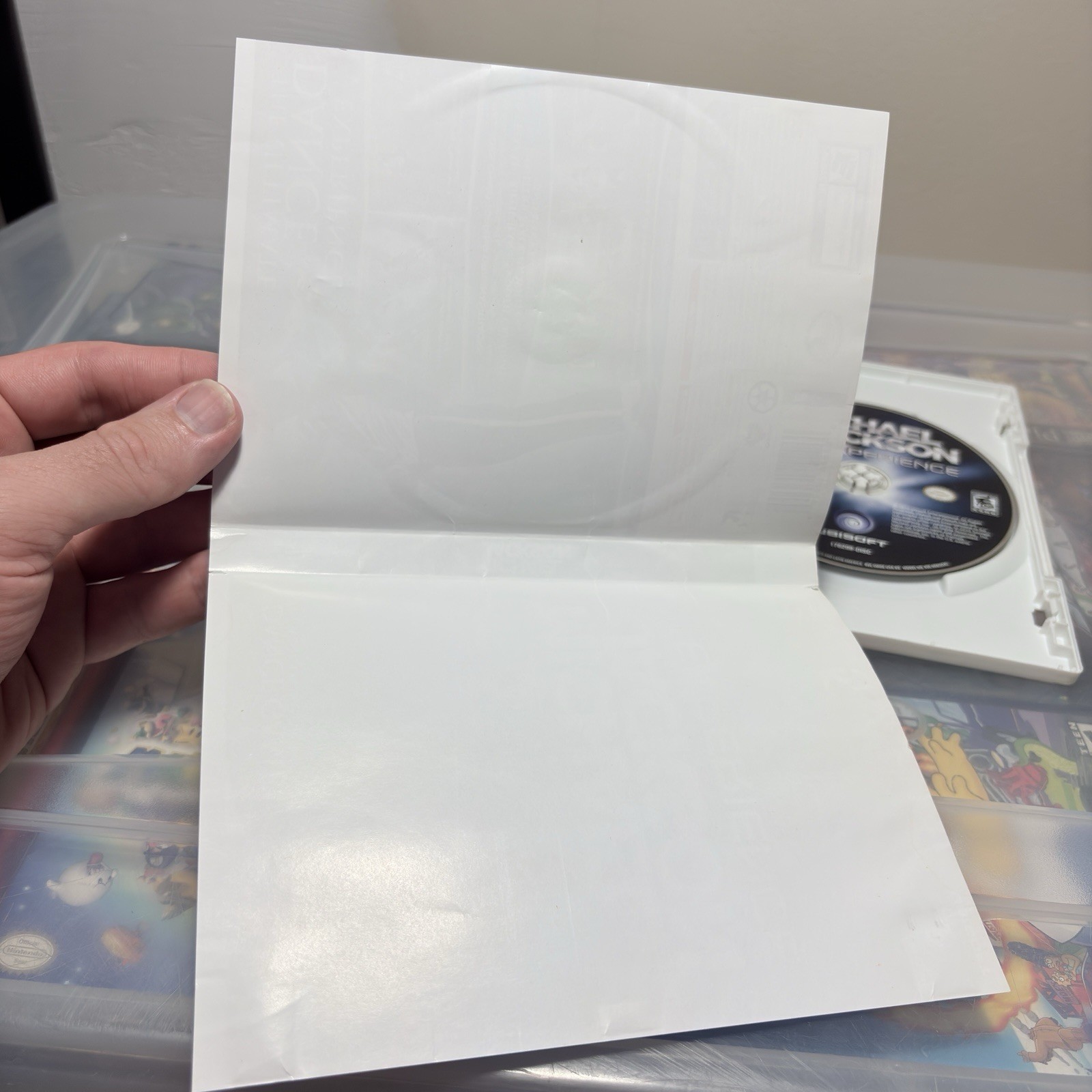 Michael Jackson The Experience Nintendo Wii Disc & Case No Manual Tested
