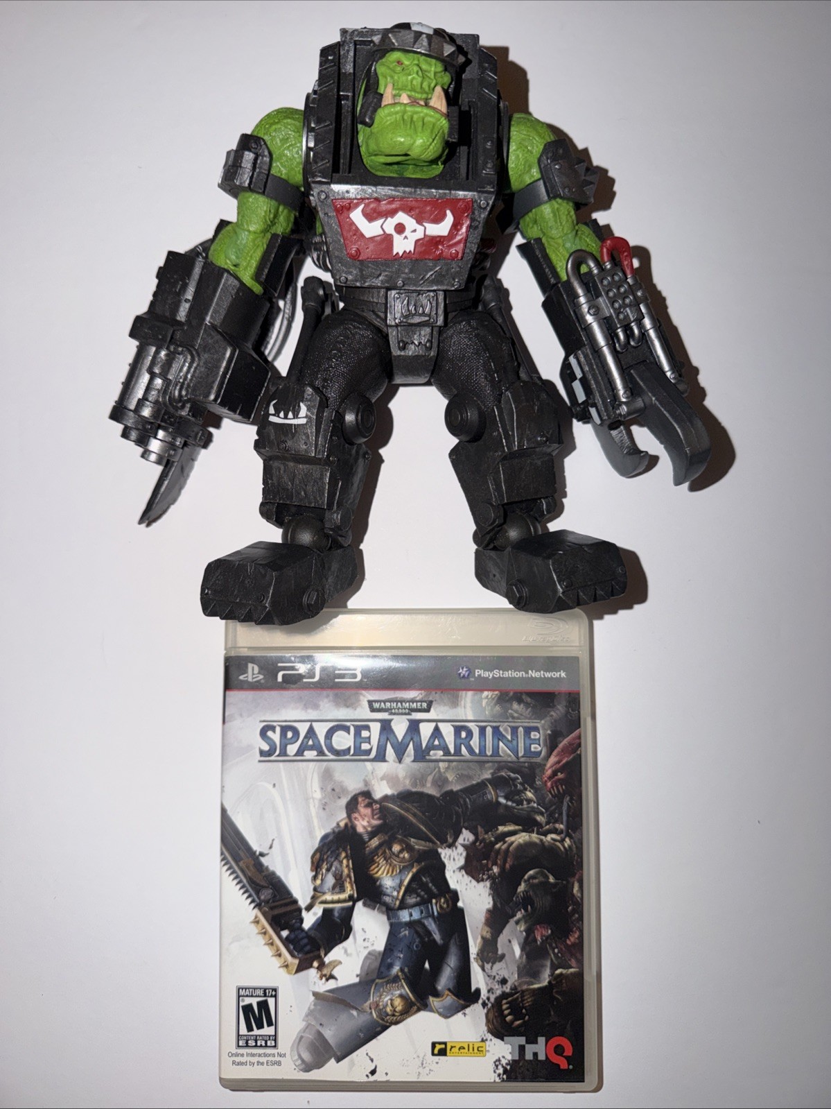 Sony PS3 Warhammer 40,000 Space Marine With 40k Ork