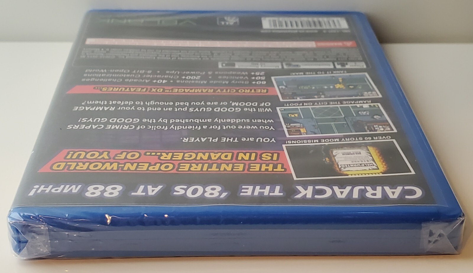 Retro City Rampage Dx Ps Vita 2015 Vblank First Print Brand New Factory Sealed