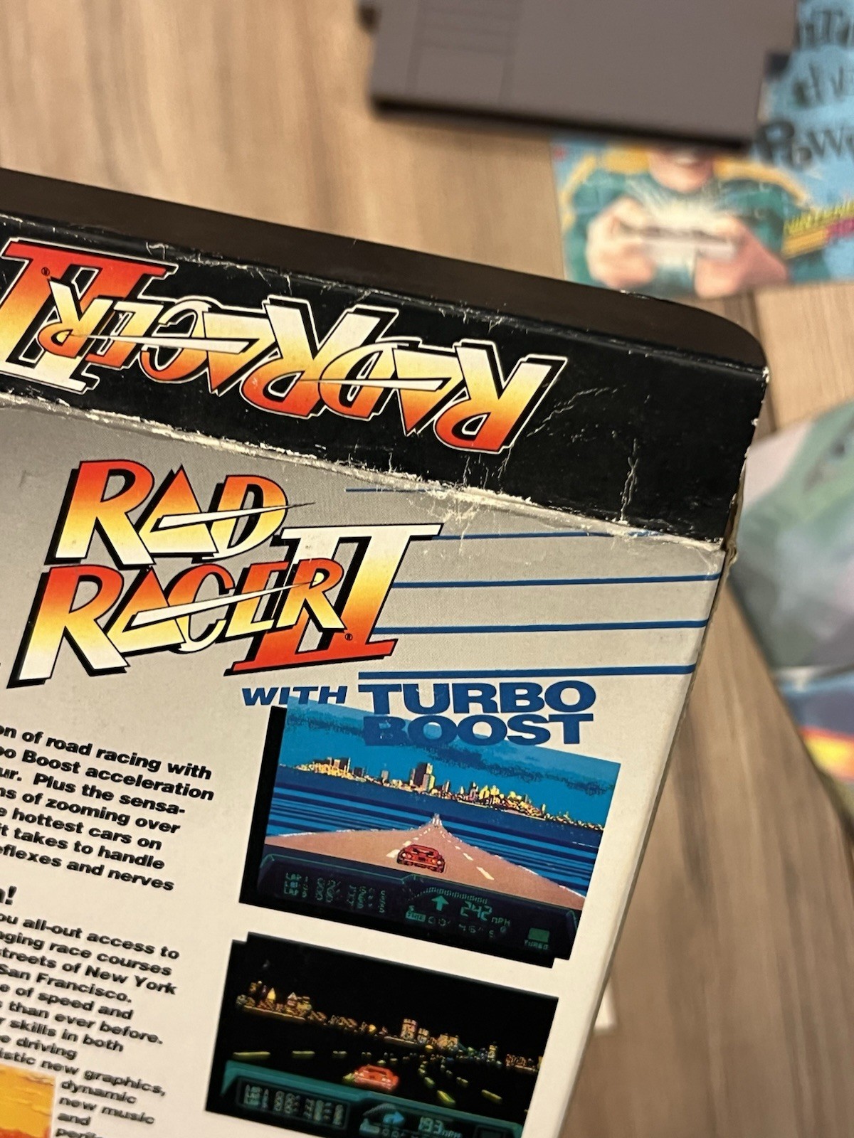 Rad Racer II (Nintendo NES, 1990) CIB Complete w/ Poster & Inserts Tested Works