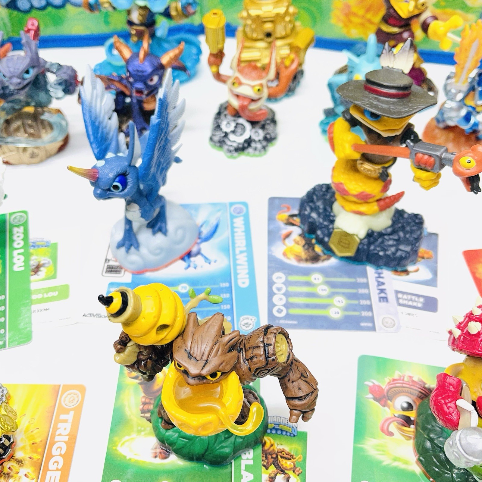 Skylanders Spyro Giants Swap Force LOT OF 40 Figures w/ Cards + Stickers + Case